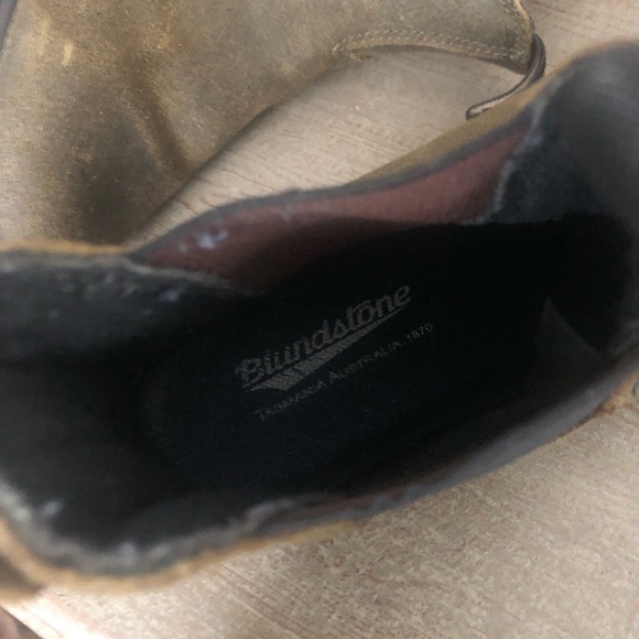 Blundstone 1615 Original Suede Boots Dark Olive Size 7.5 US Mens - Picture 5 of 14